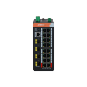 Switch Dahua 16 Puertos Poe Gigabit + 4 SFP Industrial DH-PFS4420-16GT-DP